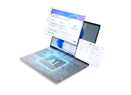 Ноутбук Lenovo ThinkBook 16-G8 16" WUXGA IPS AG, Intel 7-240H, 16GB, F512GB, UMA, Win11P, сірий - фото 2