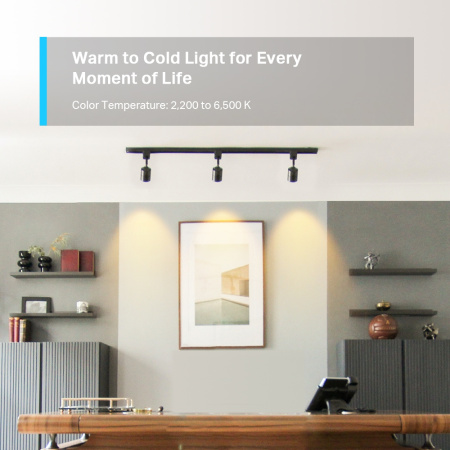 TP-Link Розумна багатокольорова Wi-Fi лампа Tapo L630 N300 GU10 - фото 10