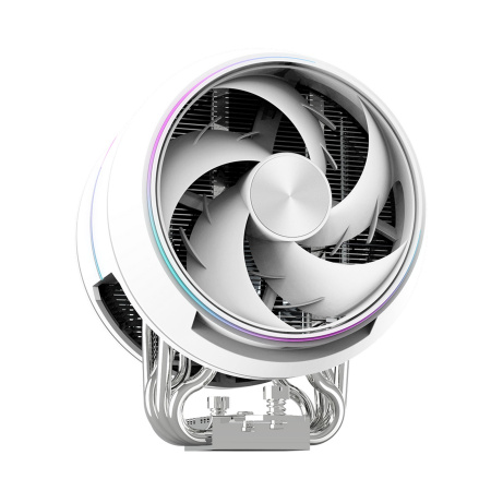 Процесорний кулер Zalman ZET5, ARGB LGA 1851, 1700, 1200, 115x, AM5, AM4,  4pin PWM, 3pin+5VARGB, TDP200W, білий - фото 1
