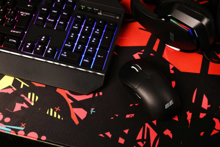2E Gaming Миша MG355 WL, RGB, USB-A/WL, чорний - фото 5