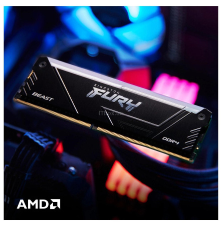 Пам'ять ПК Kingston DDR4 16GB 3200 FURY Beast RGB - фото 6