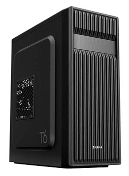 Zalman Корпус T6, без БЖ, 1xUSB3.0, 2xUSB2.0, 1x120mm Black fan, Perforated Side, ATX, Black