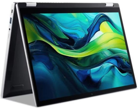 Acer Ноутбук Aspire Go Spin AGSP14-31PT 14" WUXGA IPS Touch, Intel 3-N355, 16GB, F512GB, UMA, Lin, сріблястий - фото 4