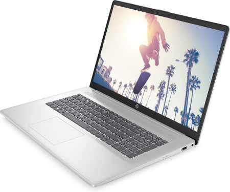 HP Ноутбук 17-cn4006ua 17.3" FHD IPS AG, Intel 5-120U, 16GB, F512GB, UMA, DOS, сріблястий - фото 3