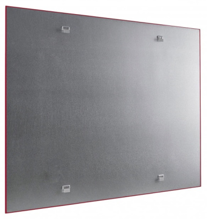 Дошка магнітно-маркерна 1500x1000 червона Magnetoplan Glassboard-Red - фото 3