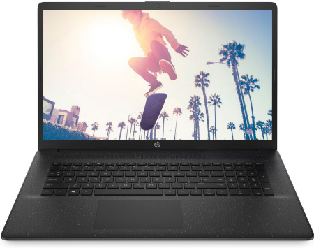 HP Ноутбук 17-cn4005ua 17.3" FHD IPS AG, Intel 5-120U, 16GB, F1024GB, UMA, DOS, чорний - фото 1