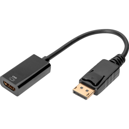 Digitus Адаптер DisplayPort > HDMI (M/F), Ultra HD, активний - фото 1