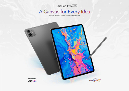 Планшет Teclast ArtPad Pro 12.7" 8ГБ, 256ГБ, LTE, 10000мА•год, Android, сірий - фото 2
