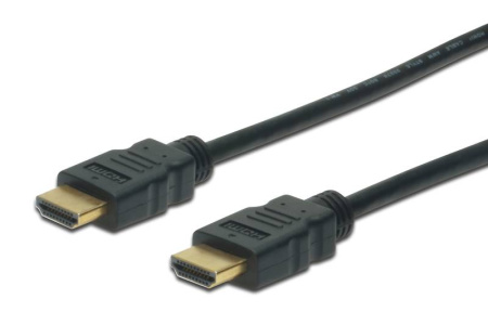 Кабель DIGITUS HDMI (M/M), High speed/Ethernet, 3м, чорний - фото 1