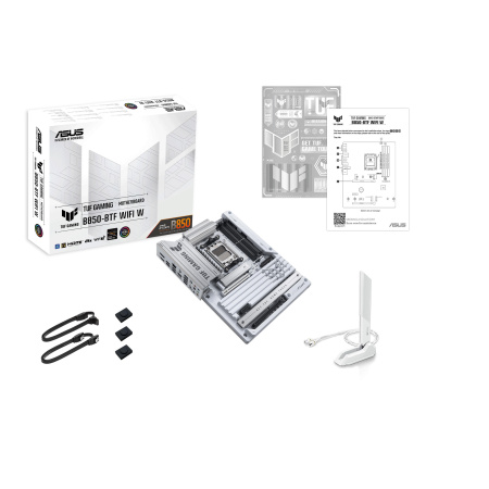 Материнcька плата ASUS TUF GAMING B850-BTF WIFI W sAM5 B850 4xDDR5 M.2 HDMI DP WiFi BT ATX BTF - фото 2