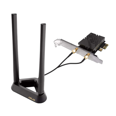 Адаптер WiFi ASUS PCE-BE92BT BE9400, PCI-Express x1, BT5.4 - фото 2