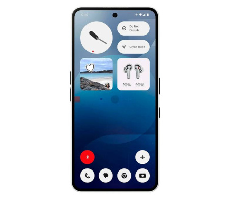 Смартфон Nothing Phone (3a) 6.77" 8/128ГБ, 2SIM, 5000мА•год, білий - фото 3