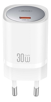 Мережевий зардний пристрій XO CE20 - 33W Single port USB-C PD30W/PPS33W White
