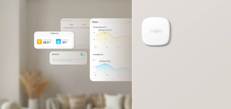 Розумний датчик температури та вологості TP-LINK Tapo T310 868Mhz / 922MHz - фото 2