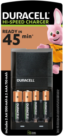 Зарядний пристрій Duracell CEF27+ 2AA1300 + 2AAА750 - фото 1