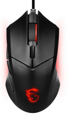 Миша MSI Clutch GM08, Red, USB-A, чорний - фото 2 Миша MSI Clutch GM08, Red, USB-A, чорний - фото 2