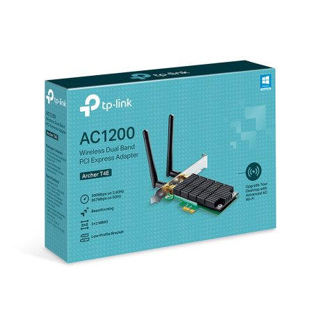 Адаптер WiFi TP-LINK Archer T4E AC1200, PCI-Express x1 - фото 3