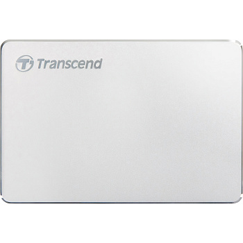 Transcend StoreJet 25C3S[Портативний жорсткий диск 2TB USB 3.1 Type-C StoreJet 25C3S Срібний]