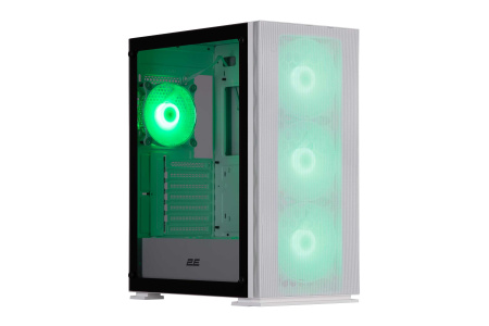 Корпус 2E GAMING Virtus Neo G3301NW без БЖ 2xUSB3.0, 1xUSB2.0, 3x140мм ARGB, 1x120мм ARGB, VGA 340мм, LCS ready, контролер з пультом, TG Side Panel, ATX, білий - фото 4