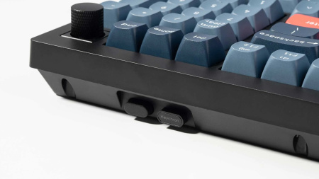 Keychron Клавіатура механічна V5 Max 100Key, Gateron Jupiter Brown, Knob, WL/BT/USB-A, Hot-Swap, QMK, EN/UKR, RGB, чорний - фото 5