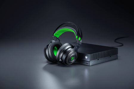 Razer Гарнітура Nari Ultimate for Xbox One, WL, чорно-зелений - фото 9