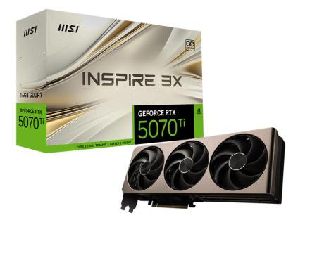 Відеокарта MSI GeForce RTX 5070 Ti 16GB GDDR7 INSPIRE 3X OC - фото 7