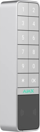 Бездротова зовнішня клавіатура Ajax KeyPad Outdoor Jeweller, біла - фото 3