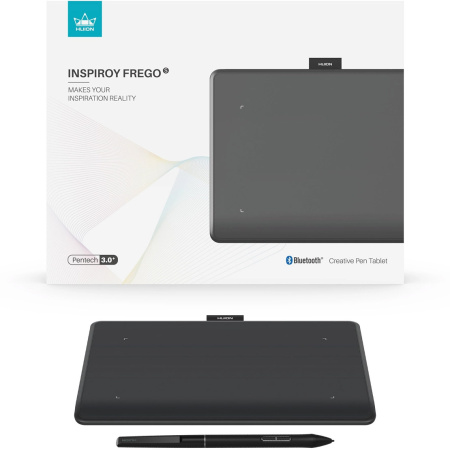 Графічний планшет Huion 6.3"x3,9" Inspiroy Frego S, BT, USB-C, чорний - фото 6