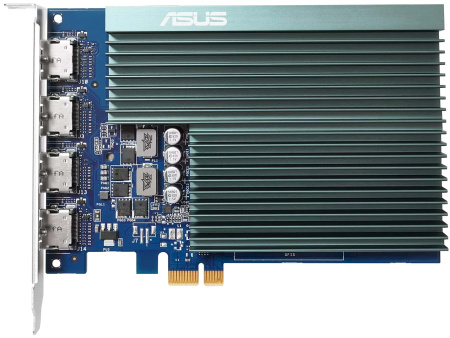 Відеокарта ASUS GeForce GT 730 2GB GDDR5 Silent low profile 4 HDMI GT730-4H-SL-2GD5 - фото 1
