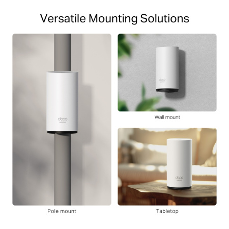Система WiFi-Mesh TP-LINK Deco BE25 BE5000, 2x2.5GE LANWAN, 1мод, зовнішня - фото 8 Система WiFi-Mesh TP-LINK Deco BE25 BE5000, 2x2.5GE LANWAN, 1мод, зовнішня - фото 8