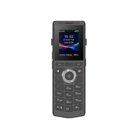 Трубка IP-DECT Fanvil W610D, кольоровий дисплей 2.0” 240x320 LCD, 4 SIP лінії, робота з DECT-базою W710D, підключення гарнітури через BT5.0 або роз’єм 3,5 мм - фото 5