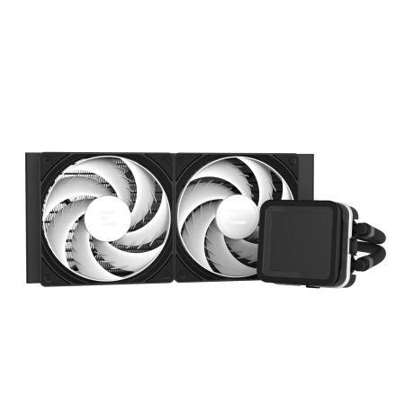 Система рідинного оxолодження  Zalman Alpha 2DS A24 ARGB, LGA1851, 1700, 1200, 115x, AM5, AM4, TDP 320W, чорний - фото 2
