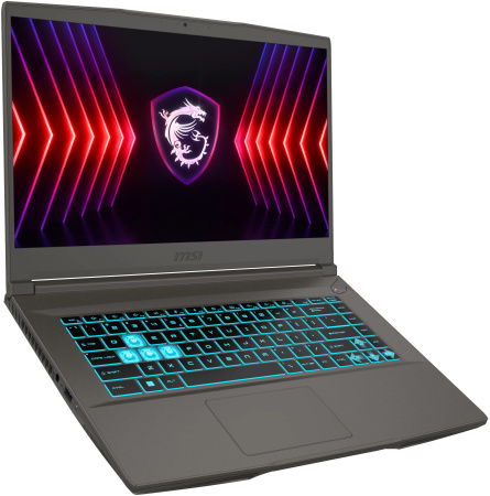 MSI Ноутбук MSI Thin B12VE 15.6 FHD, Intel i7-12650H, 16GB, F1TB, NVD4050-6, DOS, чорний - фото 2