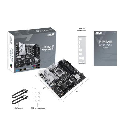 Материнcька плата ASUS PRIME Z790M-PLUS s1700 Z790 4xDDR5 M.2 HDMI DP mATX - фото 3