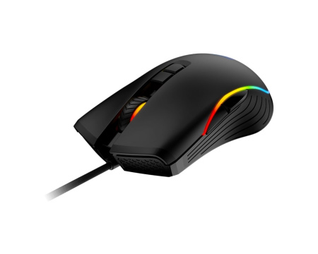 Миша MSI FORGE GM300, RGB, USB-A, чорний - фото 3 Миша MSI FORGE GM300, RGB, USB-A, чорний - фото 3