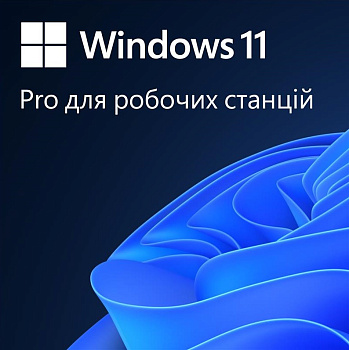 Примірник ПЗ Microsoft Windows 11 Pro для робочих станцій, укр, ОЕМ, на DVD носії Примірник ПЗ Microsoft Windows 11 Pro для робочих станцій, укр, ОЕМ, на DVD носії