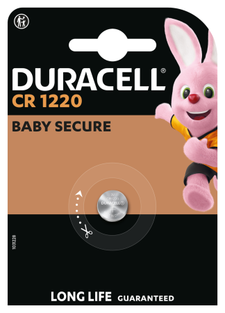 Спеціальна літієва батарейка типу «таблетка» Duracell 1220 3V, (CR1220), 1 шт. в упаковці
 - фото 3