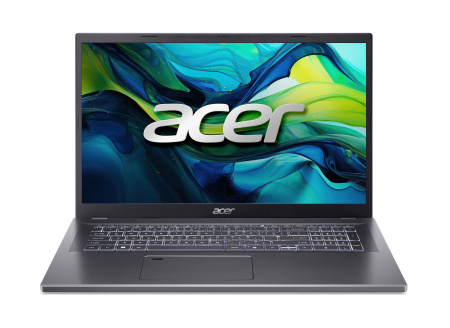 Acer Ноутбук Aspire 17 A17-51M 17.3" FHD IPS, Intel 7-150U, 16GB, F512GB, UMA, Lin, сірий - фото 1