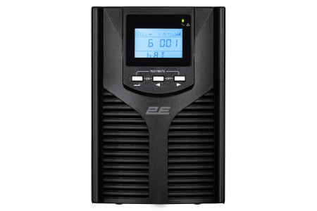 2E Джерело безперебійного живлення OD2000, 2000VA/1800W, LCD, USB, 3xSchuko - фото 2