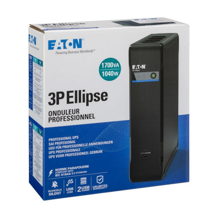 Джерело безперебійного живлення Eaton 3P Ellipse 1700VA/1040W, 2xUSB charges+USB port, 4+4xSchuko - фото 11 Джерело безперебійного живлення Eaton 3P Ellipse 1700VA/1040W, 2xUSB charges+USB port, 4+4xSchuko - фото 11