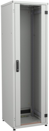 Шафа ZPAS 19", 42U, SZB IT, одностулкові передні перфоровані, задні суцільні двері, 800x800 мм, максимально 1000кг, сіра - фото 1