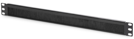 Кабельний організатор DIGITUS 19" 1U, Brush Management Panel, RAL 9005 - фото 1