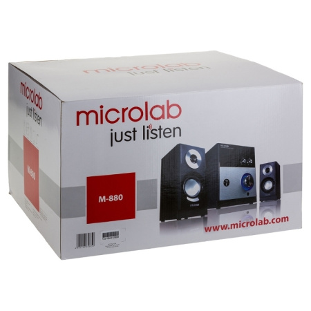 Акустична система MICROLAB M-880 2.1, 59W, mini-jack, чорний - фото 3