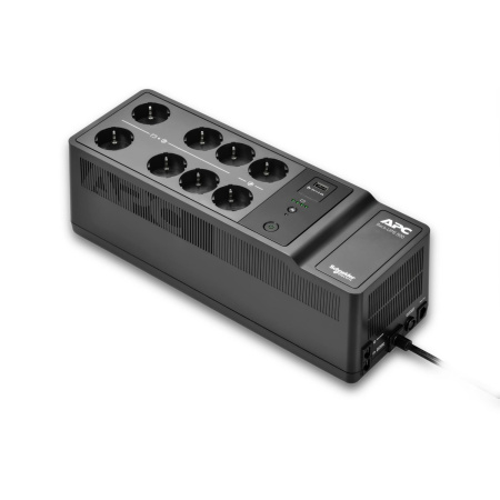 APC Джерело безперебійного живлення Back-UPS 550VA/300W, USB charging port, USB, 6+2 Schuko - фото 4