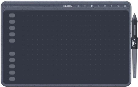 Графічний планшет Huion 10"x6.35" HS611, USB-C, сірий - фото 1