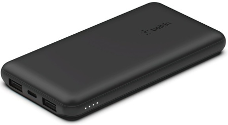 Belkin Акумулятор портативний літій-іонний Power Bank 10000мА·год, 15Вт, 2хUSB-A/USB-C, чорний - фото 2
