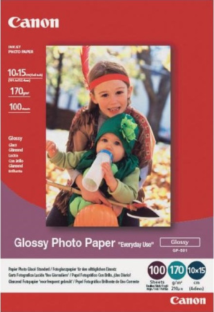 Папір Canon 4"x6" Photo Paper Glossy GP-501, 100арк. - фото 1