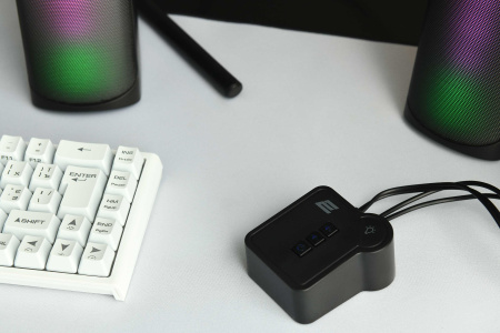2E Акустична система PCS231 RGB Matrix, 2.0, USB, Black - фото 3