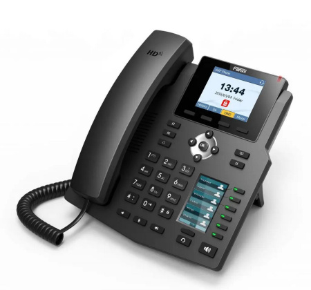 Телефон IP Fanvil X4 2xFE LAN, SIP, VPN, PoE, 2.8" кольоровий екран - фото 1