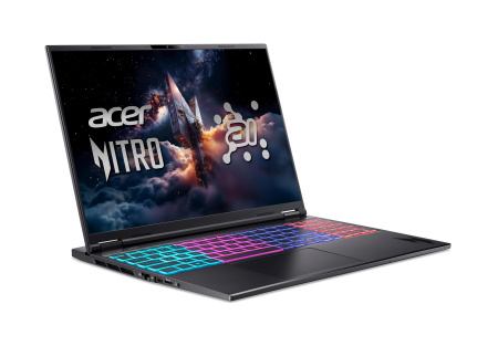 Ноутбук Acer Nitro 16S AN16S-61 16" WQXGA IPS, AMD R9-365, 32GB, F2TB, NVD5070-8, Lin, чорний - фото 4